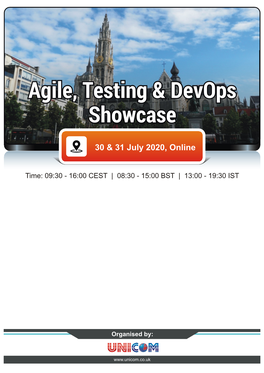 Agile Testing Devops Showcase Brochure 30-31 July 2020 22 June