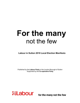 Sutton-Labour-Manifesto-2018.Pdf