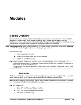 Thinmanager 4.1 Help Manual Modules  279