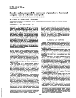 Selective Enhancement of the Expression of Granulocyte