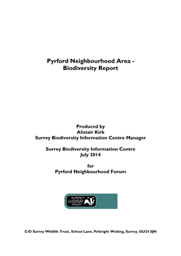 Biodiversity Report