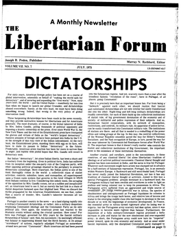 Libertarian Forum