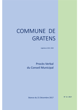 Commune De Gratens