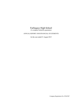 FHS Annual Report and Financial Statement