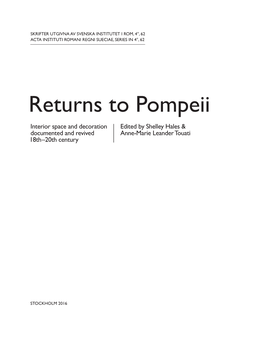 Returns to Pompeii Eddy.Indb 3 2016-11-07 16:11 !"#$#%&"'('$)!$!%*%"#$')'%+'$)!,#$'