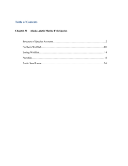 Table of Contents