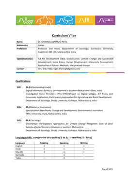 Curriculum Vitae