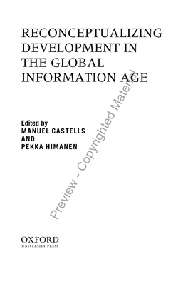 Reconceptualizing Development in the Global Information Age