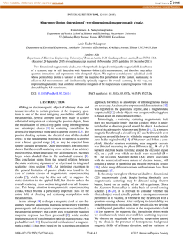 Aharonov-Bohm Detection of Two-Dimensional Magnetostatic Cloaks