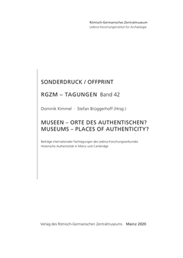 RGZM – TAGUNGEN Band 42