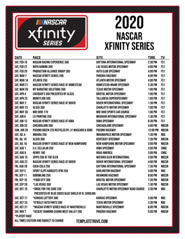 NASCAR Xfinity Series