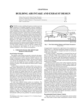 Building Air Intake and Exhaust Design