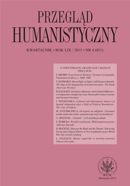 Przegląd Humanistyczny 2015/4 (451)