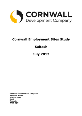 Cornwall Employment Sites Study