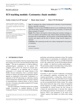 Cystometry (Basic Module)