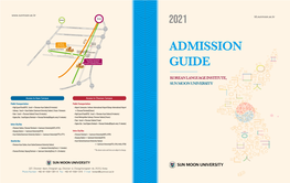 Admission Guide, Korean Language Institute, Sun Moon University 04