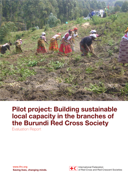 Building Sustainable Local Capacity in the Branches of the Burundi Red Cross Society Evaluation Report