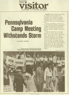 Pennsqlvania Camp Meeting Withstands Storm