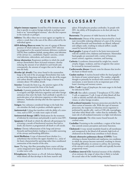 Central Glossary