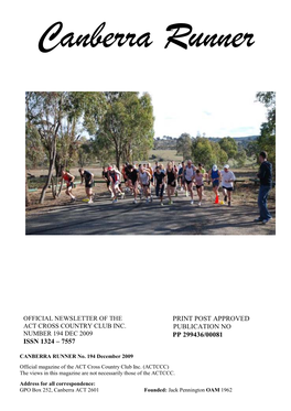 Canberra Runners