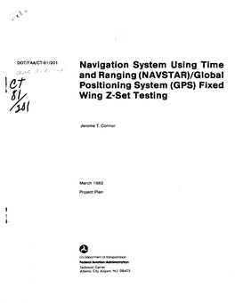 GPS) Fixed Wing Z·Set Testing