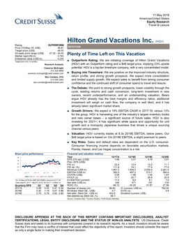 Hilton Grand Vacations Inc. (HGV)