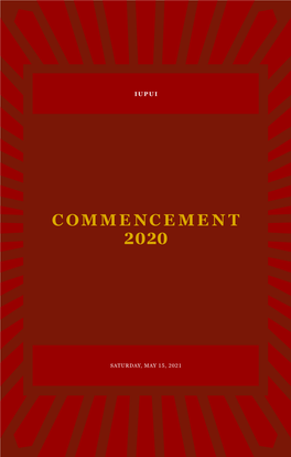 IUPUI Commencement 2020