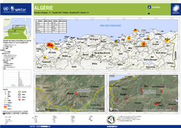 ALGÉRIE =Æ Incendies Données D'analyse : 17 - 19 Juillet 2017 | Publiée : 20 Juillet 2017 | Version 1.0 FR20170712DZA