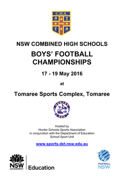 Boys' Football Championships