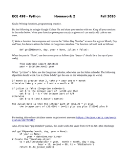 ECE 498 - Python Homework 2 Fall 2020
