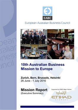 2016 Business Mission Report