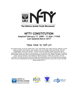 NFTY's Constitution