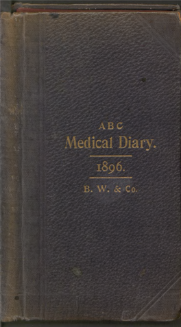 The ABC Medical Diary and Visiting List