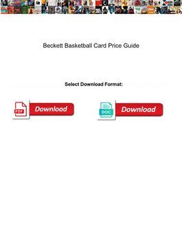 Beckett Basketball Card Price Guide