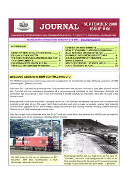 Journal Issue # 68