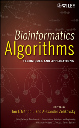 Bioinformatics Algorithms Techniques and Appli