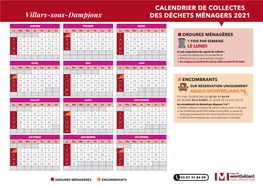 Villars-Sous-Dampjoux DES DÉCHETS MÉNAGERS 2021