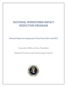 National Windstorm Impact Reduction Program