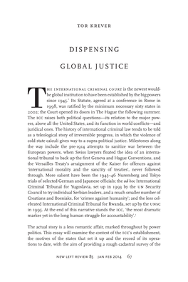 Dispensing Global Justice