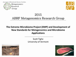 2015 ABRF Metagenomics Research Group