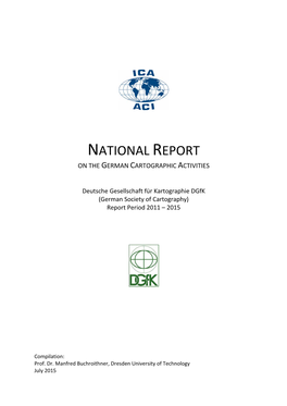 National Report on the German Cartographic Activities