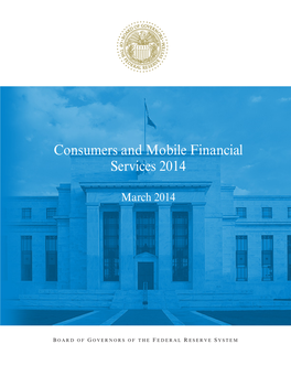 Consumers and Mobile Financial Services 2014