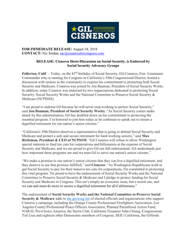 Nic Jordan, Nic@Cisnerosforcongress.Com