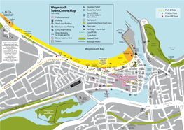 Map of Weymouth in Dorset