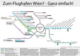 Zum Flughafen Wien? - Ganz Einfach! Finding Your Way from and to Vienna Airport - En Route Pour L‘Aéroport De Vienne