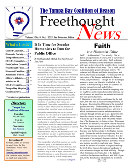 Freethought Volume 1 No