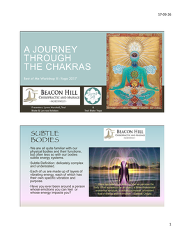 A Journey Through the Chakras