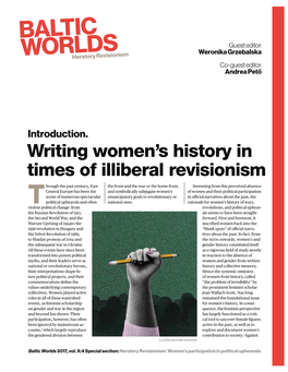 Herstory Revisionism. Women´S Participation in Political Upheavals