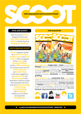 Scoot Rate Card 2013