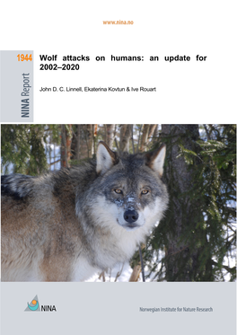 1944 Wolf Attacks on Humans: an Update for 2002–2020
